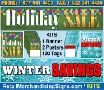 Sale Signs, Tags, Posters, and Banners. Retail Promotional Sign Kits    